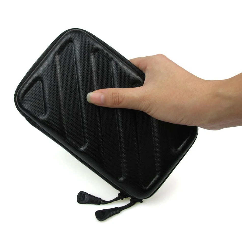 Eva Hard Shell 4-Slot Watch Case Portable Strap Data Cable Bag Waterproof Travel Watch Storage Zipper Box