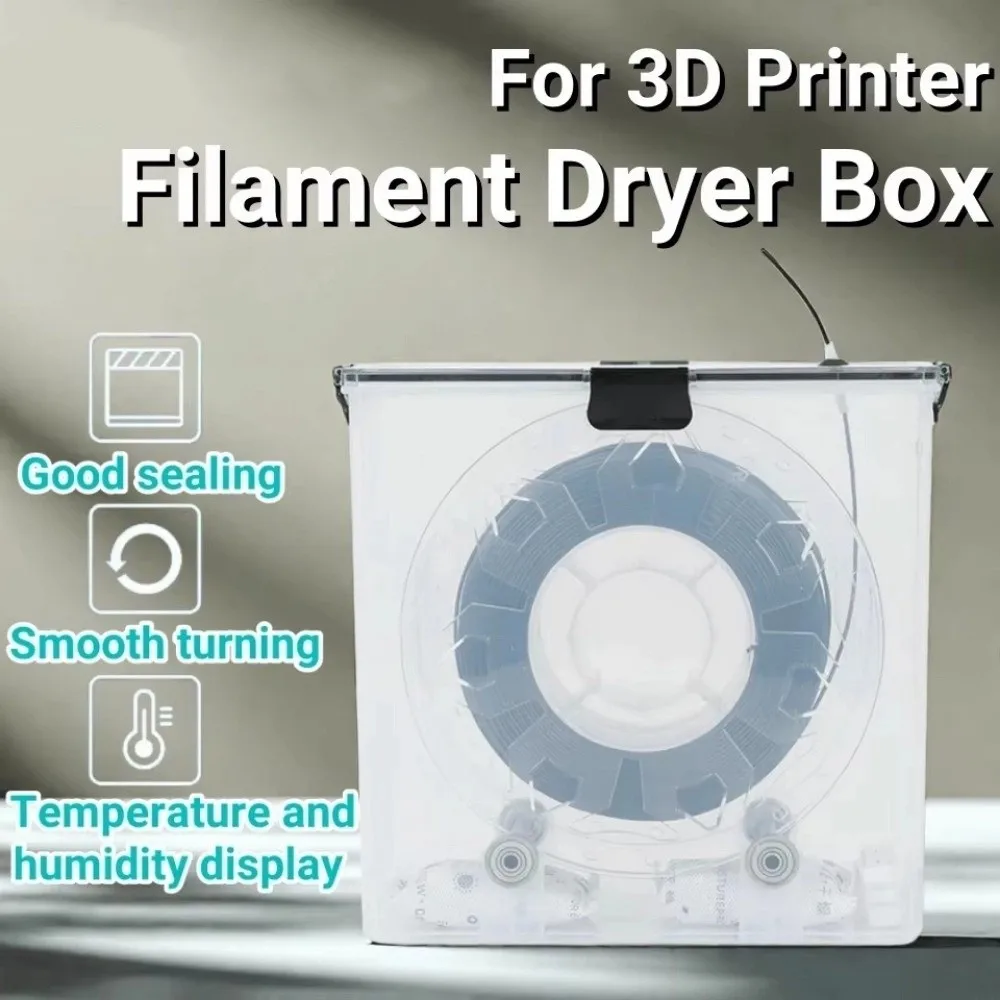 

Universal 3D Printer Filament Drying Box Moisture-Proof Real-Time Monitoring Storage Box Sealed Material Box Holder For All FDM
