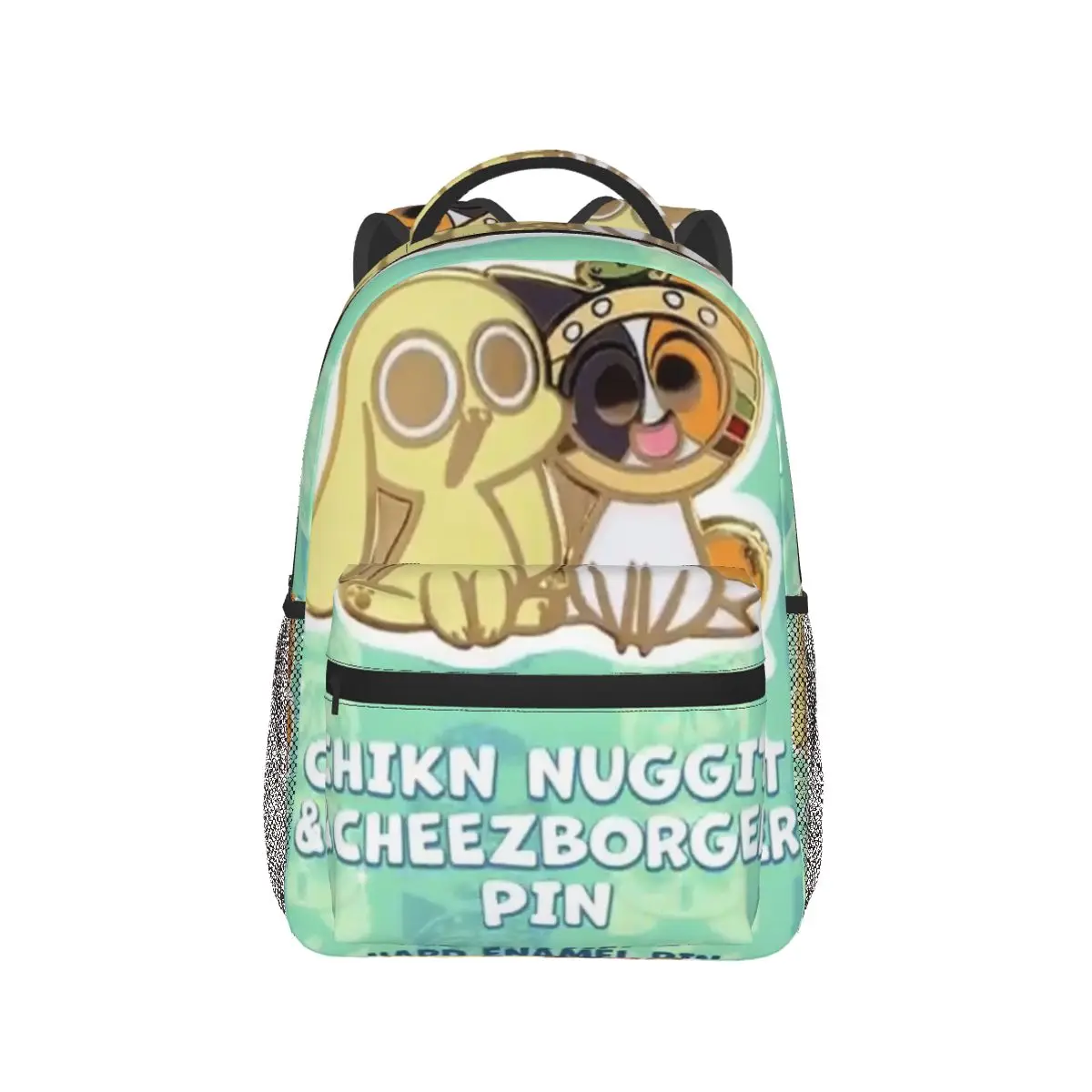 

Рюкзак Chikn Nuggit And Chee Are Pins, Лидер продаж, рюкзак большой вместимости, детская сумка для книг, школьная сумка, сумки на плечо для мужчин и женщин