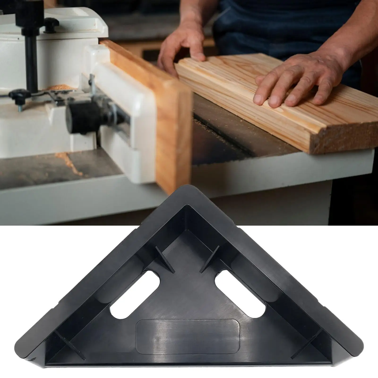 Miter Saw Sled Durable 45 Degree Cutting Miter Ruler for Table Saw Auxiliary Tool for Furniture Cabinets