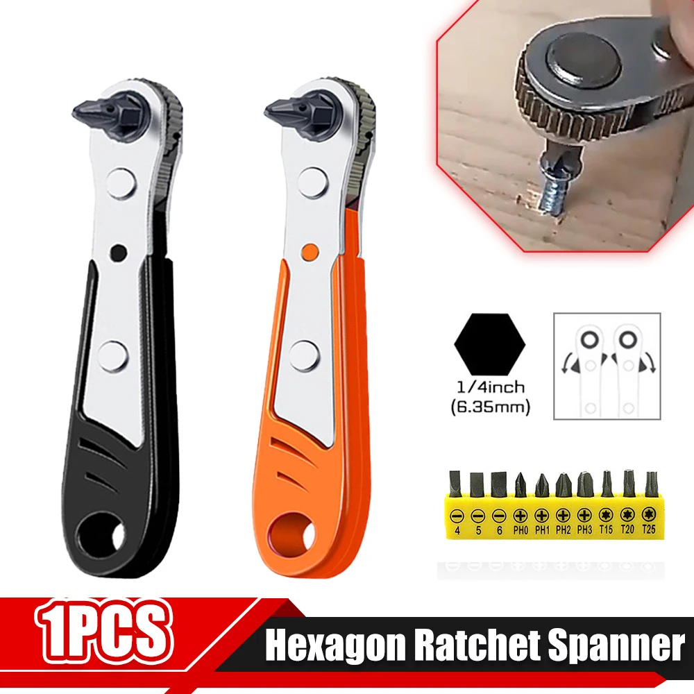 SenNan Hex Ratchet Wrench 1/4\