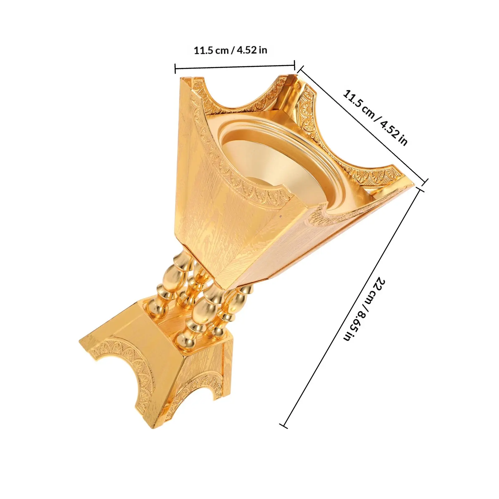 Arabian Incense Burner Metal Middle Eastern Bakhoor Censer Small Aromatherapy Holder for Meditation Yoga Office Home Decor Zen