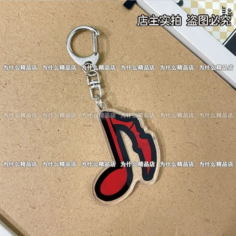 ملاحظة أنيمي المفاتيح النساء MARETU سلسلة مفاتيح مصنوعة من الأكريليك رجل الكرتون مفتاح قلادة عصابة حلية اكسسوارات صديق هدية #1