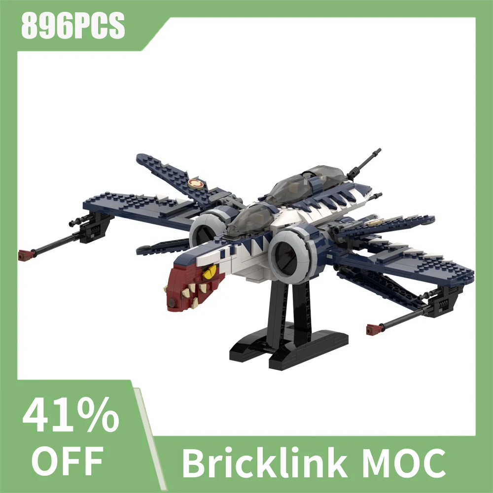 896CS Famous star Movie MOC ARC-170 space fighters Model DIY creative ideas Children Toy Birthday Gift Building Blocks MOC-8088