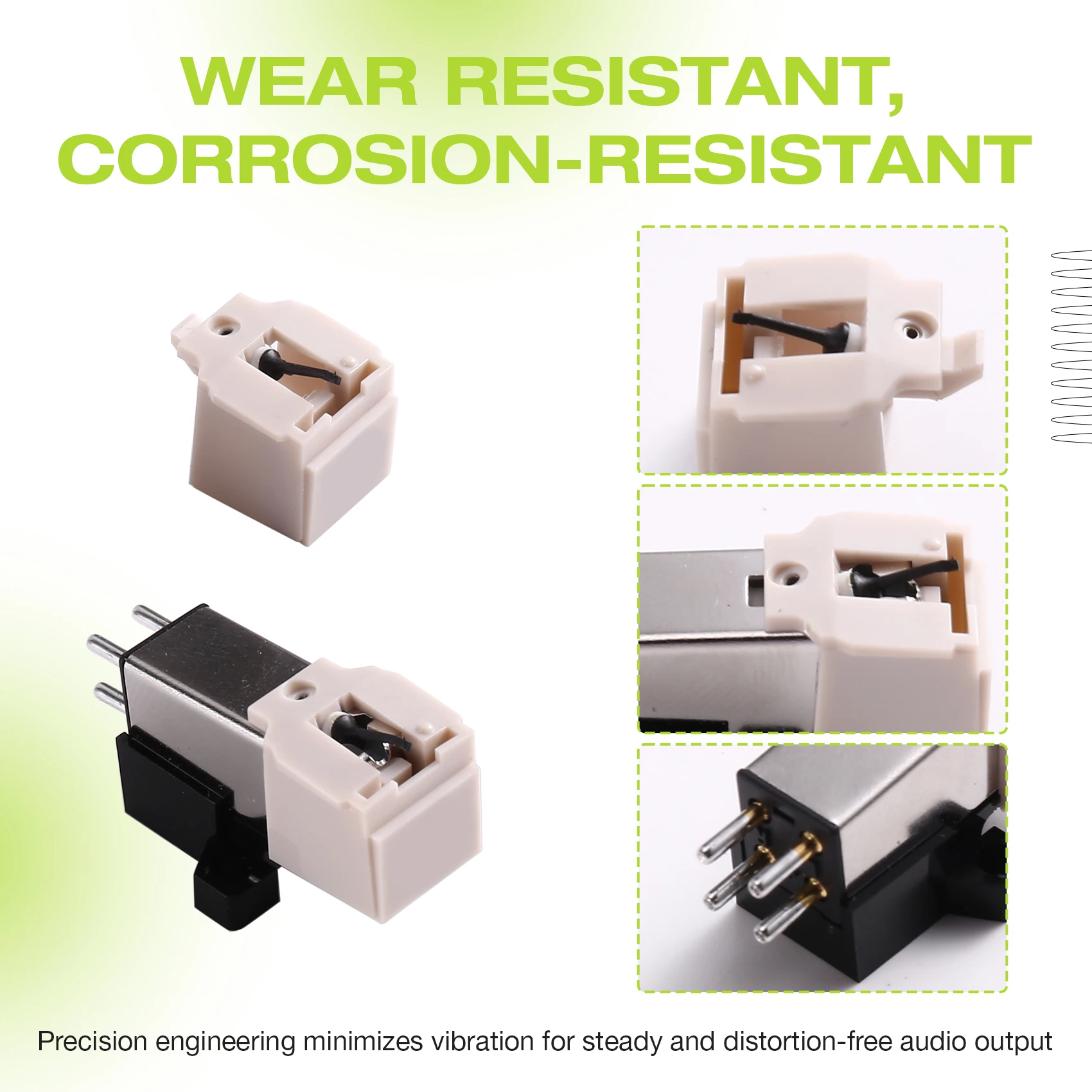 

【LOW STOCK】LP Vinyl Record Player Needle For Turntable Phonograph AT3600L Magnetic Cartridge Stylus+ AT3600L Needle Platterspele
