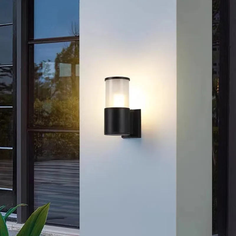 LED Outdoor Wall Lights E27 Waterproof Porch Light 12W AC85-265V Corridor Aisle Wall Sconce for Garden Courtyard Balcony Lamps