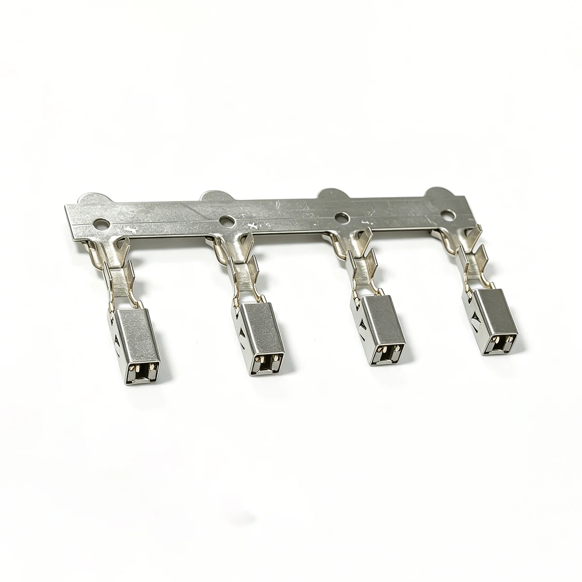10/30pcs Automotive Composite Crimp Terminals Continuous Strip Cold-Press Wire Connectors for Auto Electrical Wiring