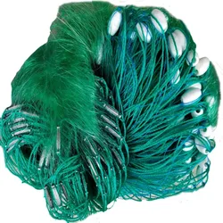 Monofilament Nylon Fishing Gill Nets Sea 3 Layers Sinker Network Rede De Pesca Aggravated Evergrooked Rapids Fish Net 3kg -6kg