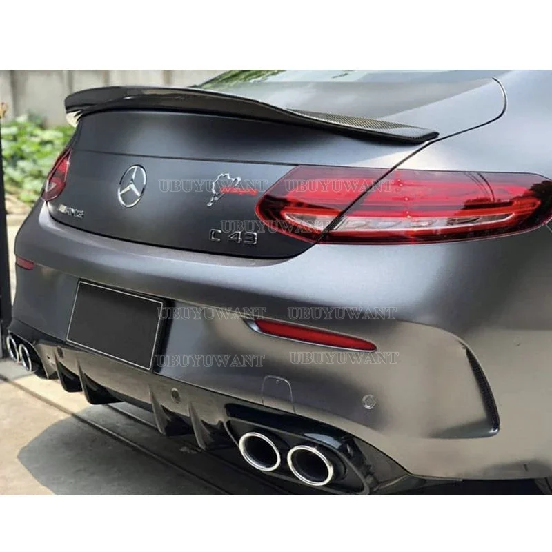 Tylny Spoiler dachowy ABS klasy C W205 do Mercedes Benz W205 Coupe 2015-2017 C63 AMG C200 C250 C180 C300 C350