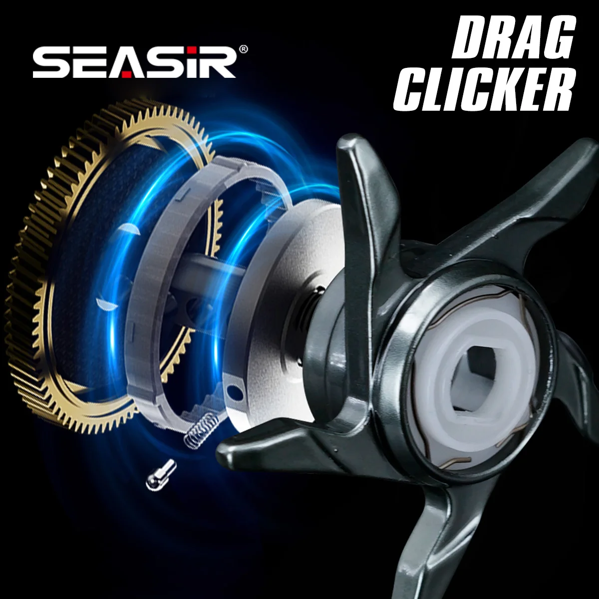 Seasir DCAST DCリール Amazon | SEASIR DCAST 中華DC ベイトリール バーサタイル 遠投 DC