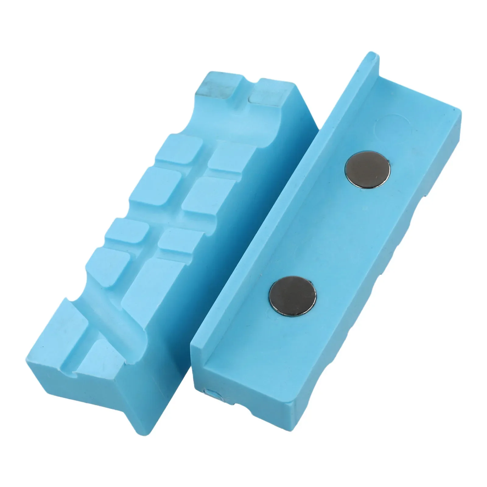 Magnetic Soft Pad Jaw Rubber 2pcs for 456 Inch For Metal Vise Bench Tools Offering Steady Grip on Wood For Metal Plastic