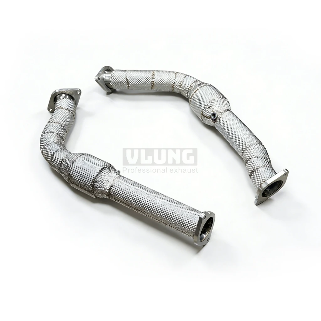

For Durango Challenger SRT 6.2T 2020-2026 Exhaust Downpipe High Performance Stainless Steel Front Pipe with Insulation Exhaust