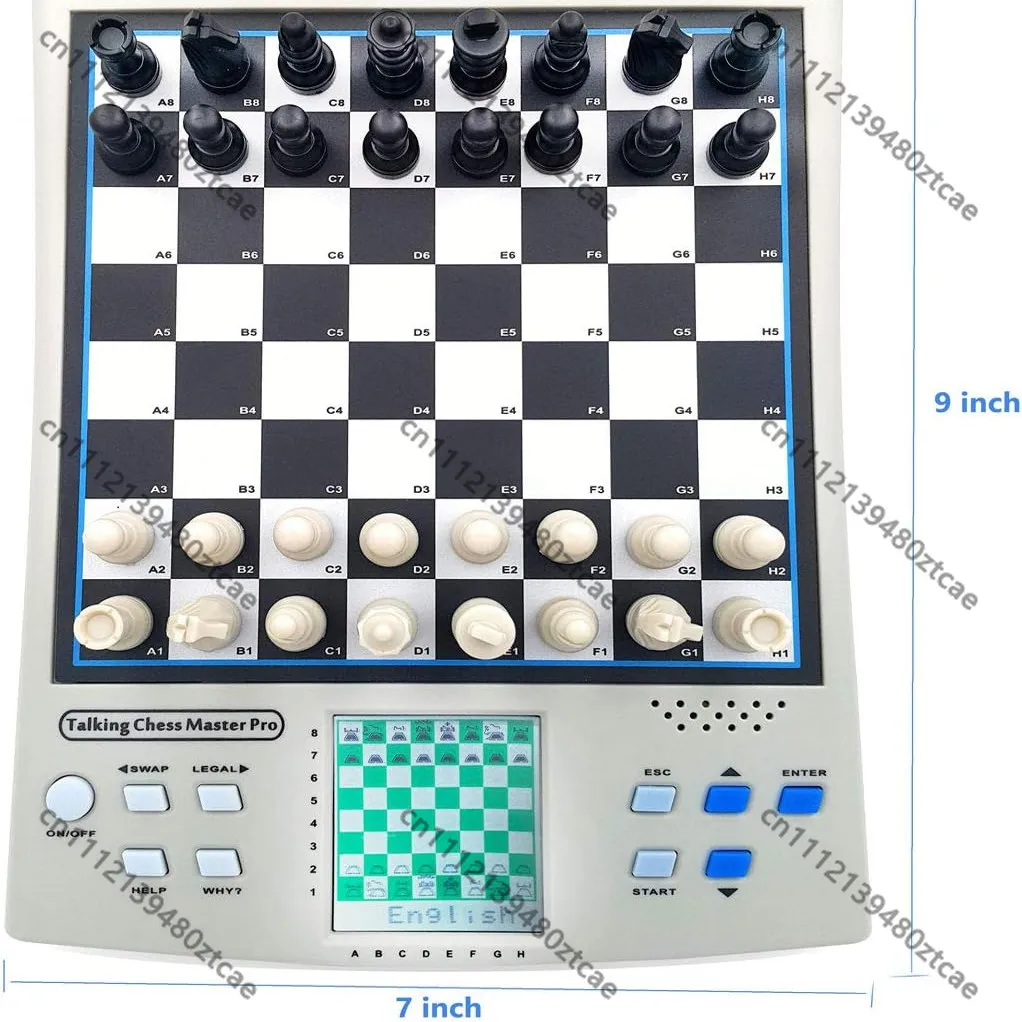 Juego de ajedrez electrónico, computadora con IA contra humano, batalla para 2 jugadores, tablero de ajedrez electrónico para aprendizaje y entrenamiento