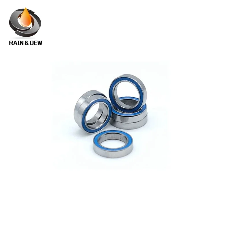 

10PCS MR106RS Bearing ABEC-7 6X10X3 mm Miniature MR106-2RS Ball Bearings MR106 2RS Blue Sealed