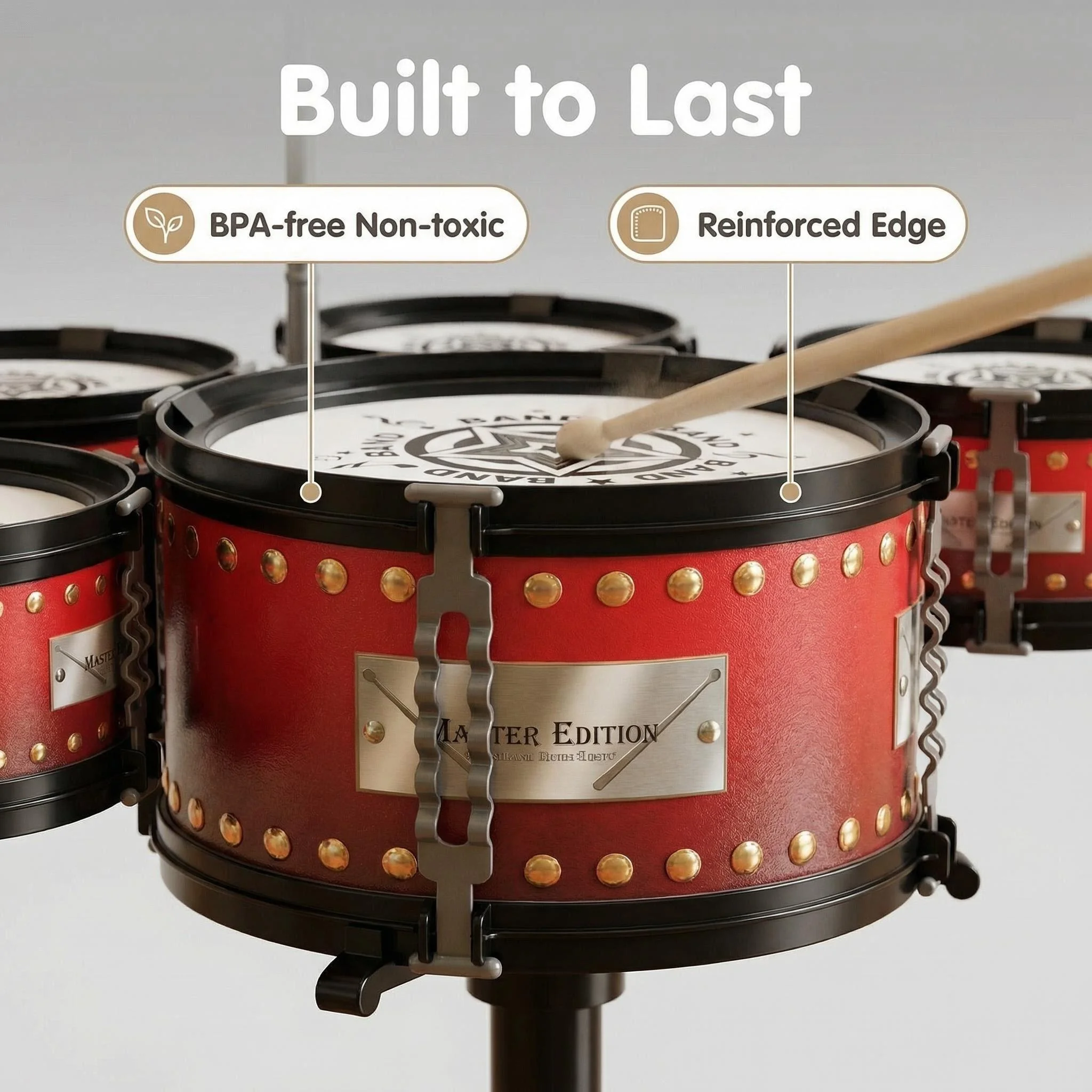 Thumbnail 3 - #24 Cheap Toy Drum Sets Worth Buying