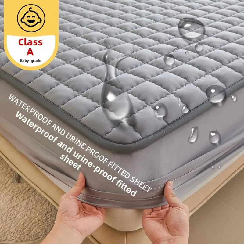 waterproof-dustproof-cotton-insert-bed-canopy-new-2024-style-mattress-protector-cover-single-bed-sheet-mattress-quilt