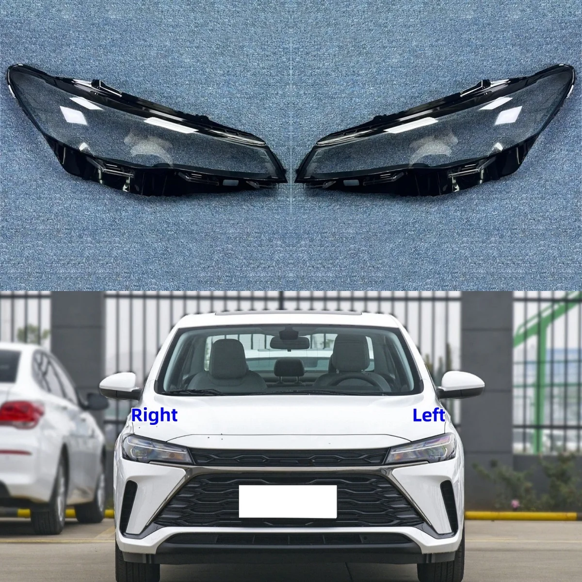 

Для Chevrolet Monza 2023 2024, автомобильные фары, стеклянный корпус, абажур, прозрачная крышка объектива, стеклянная крышка фары