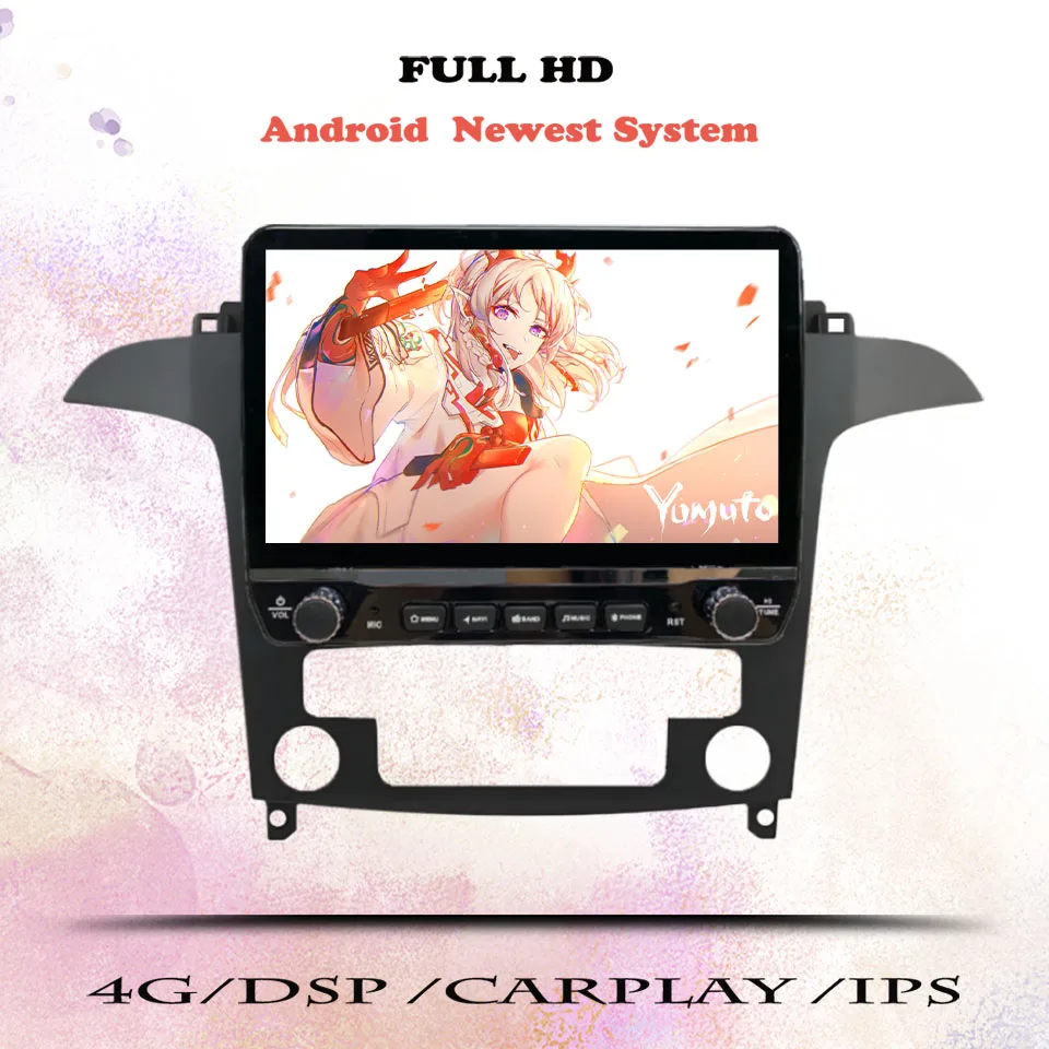 Android 14 8G Ram Car Radio Video DVD Player Navigation GPS For Ford S-MAX S MAX 2006 - 2015 Car Intelligent Systems 4G LTE Wifi