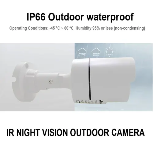 Imagen 2 del producto Cámara AHD 1080P AHD vigilancia de seguridad alta definición exterior impermeable CCTV visión nocturna infrarroja bala cámara doméstica con cable
