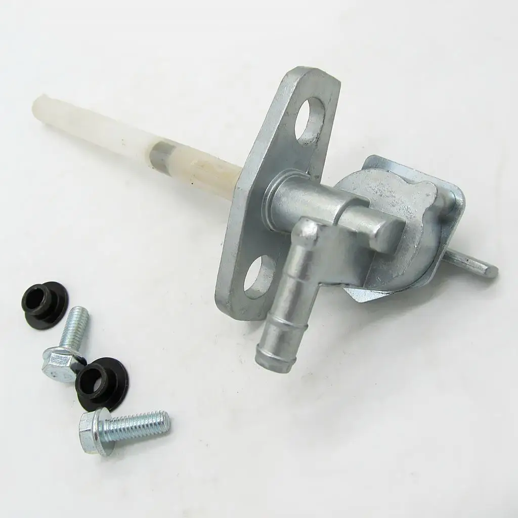 Fuel Oil Valves Petcock Switch Assembly Argente Finish for Honda CRF 50 70 80 100 Utility - view 3