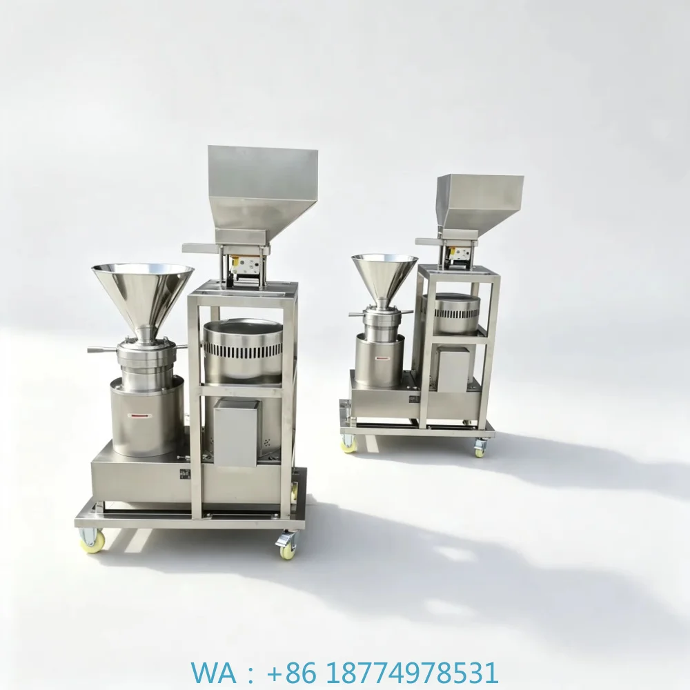 1. Wet Colloid Milling Tool SS304 Emulsifying Homogenizing Accessory For Cashew Peanut Butter Paste Ultra Fine 2‑50 Micron