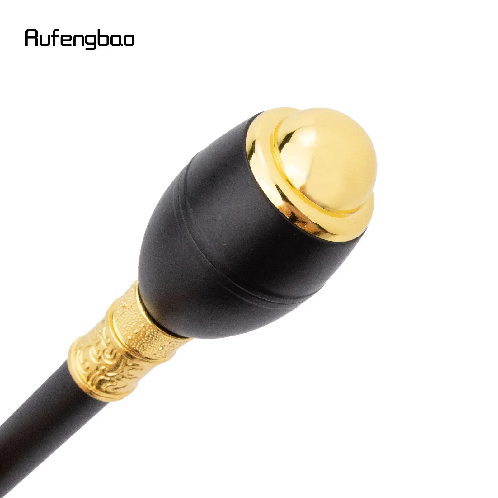 الكرة السوداء الذهبية عصا المشي الأزياء الزخرفية عصا المشي شهم أنيقة تأثيري قصب Crosier 90cm #4