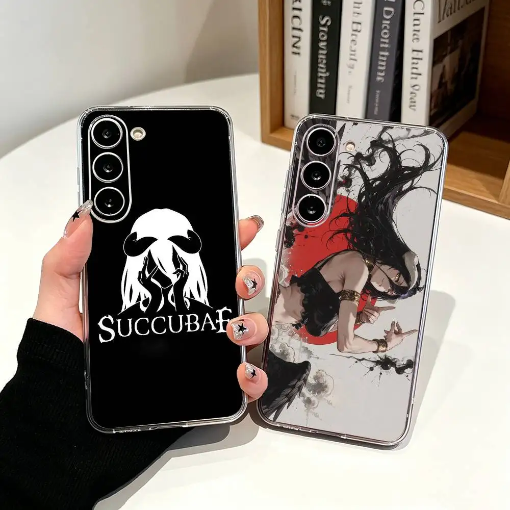 Anime Overlord Albedo  Clear Phone Case for Samsung Galaxy A71, A70, A40,A52, A51, A30