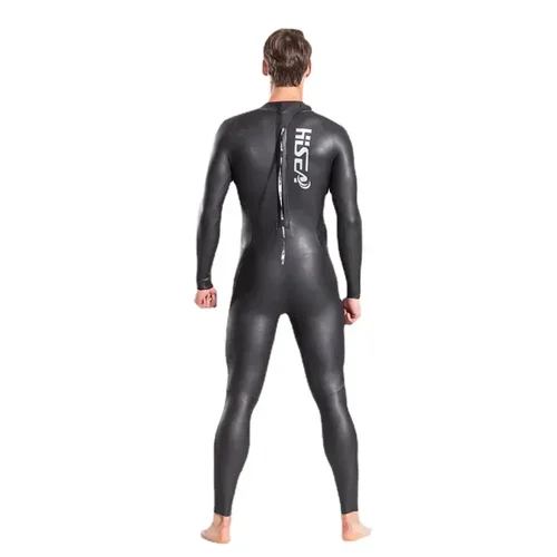 Imagen 2 del producto Trajes de neopreno de triatlón para mujer, traje de neopreno de piel lisa de 3mm para mujer, traje de neopreno de manga larga, natación en aguas abiertas, celda abierta