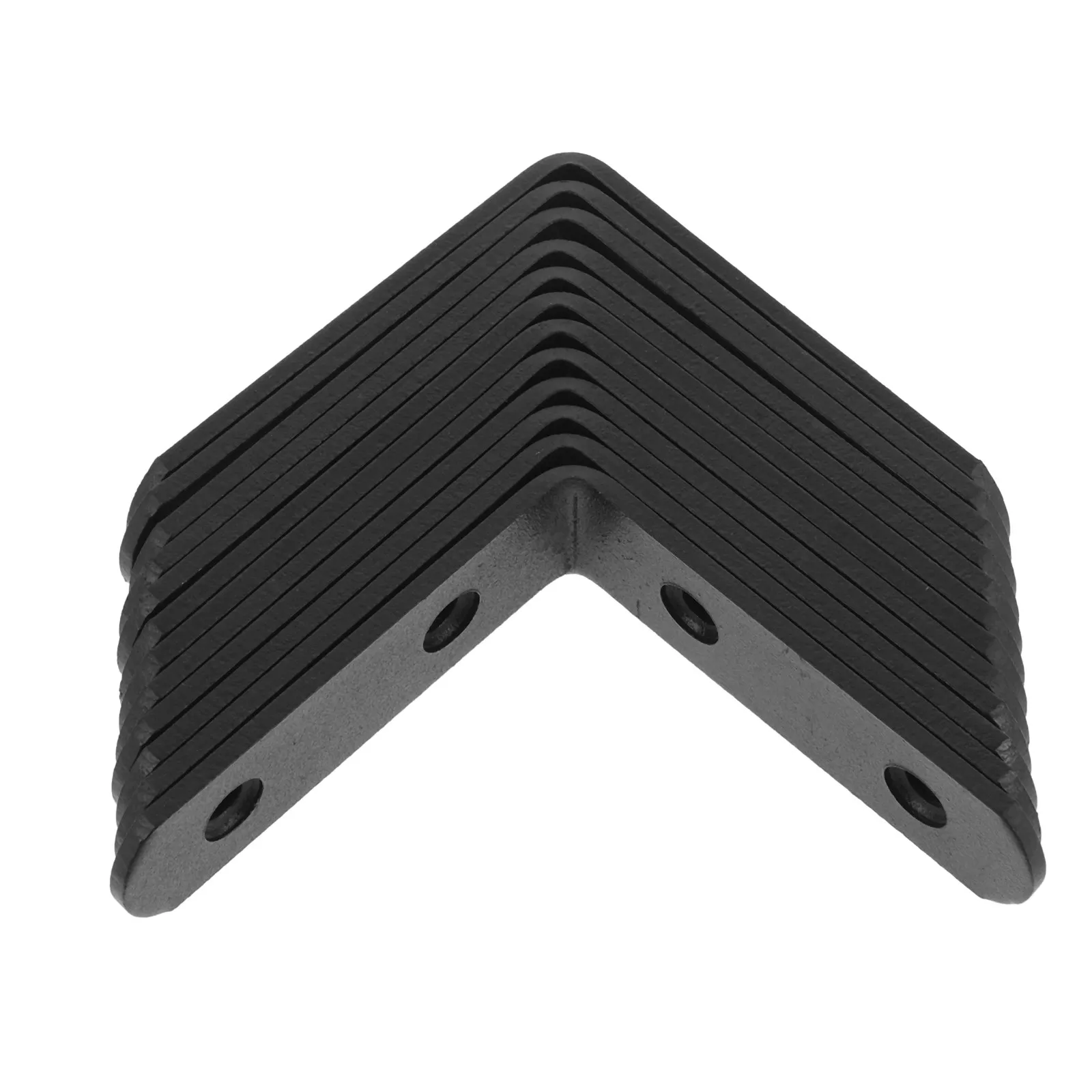 12Pcs Stainless Steel Corner Brackets Heavy Duty L Shaped Braces for Wood Shelf Support Furniture Angle Brackets