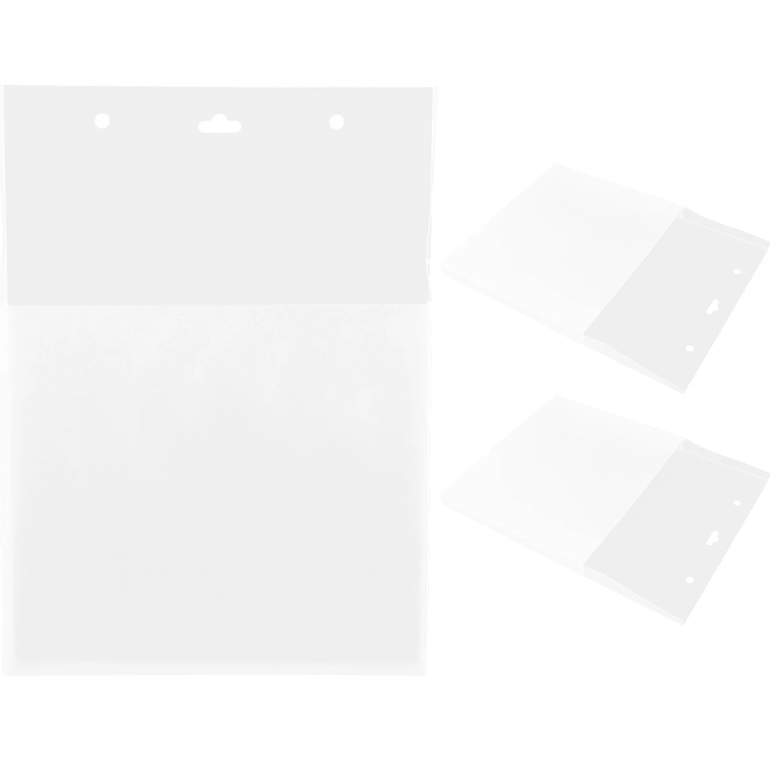 

3pcs Wall-mounted File Box Thick Stain-resistant Storage Bag for Documents Books Magazines Home Office Dormitory Hanging Mail