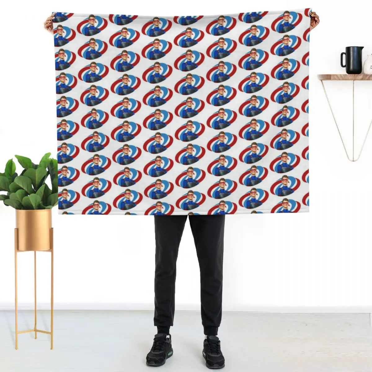 Kid Danger Logo Throw Blanket sofa bed Sofa Quilt Soft Beds Cute Plaid Retros cosplay anime Blankets