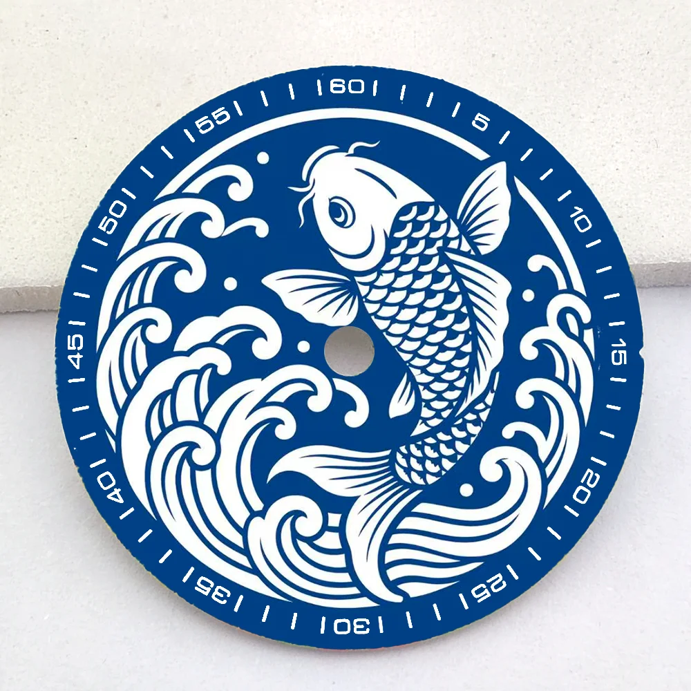 NH35 dial 28.5mm dial silk screen dial customized dial watch parts replacement accessories NH35 watch dial Watch Face