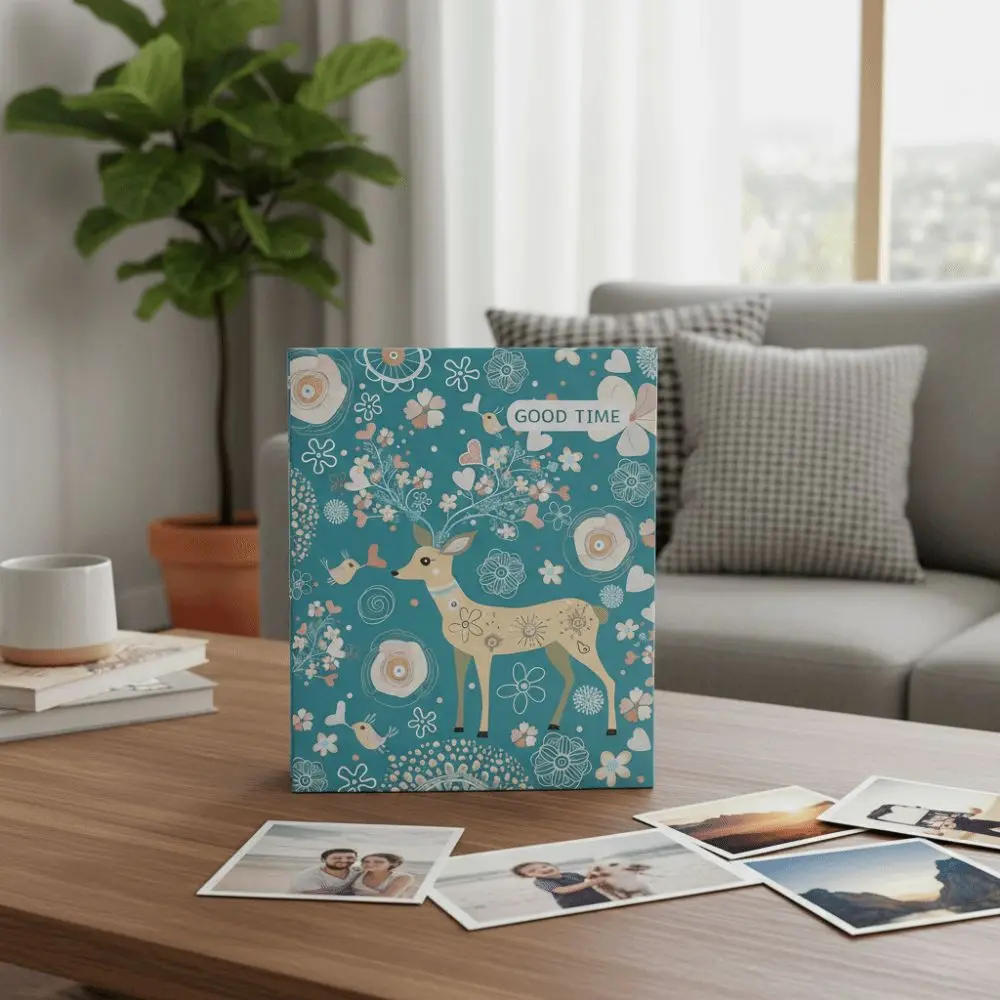 

Exquisite 6inch Photo Album Large Capacity Multi-pocket Photocard Holder Thickened Cartoon Pattern Memory Album Gifts