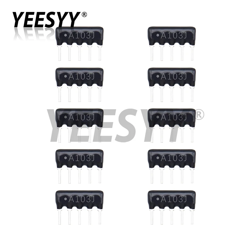 10pcs 9PIN 8PIN 7PIN 6PIN 5PIN exclusion Network Resistor array DIP 100 220 470 680 1K 1.2K 1.5K 2K 2.2K 4.7K 5.1K 10K 100K ohm