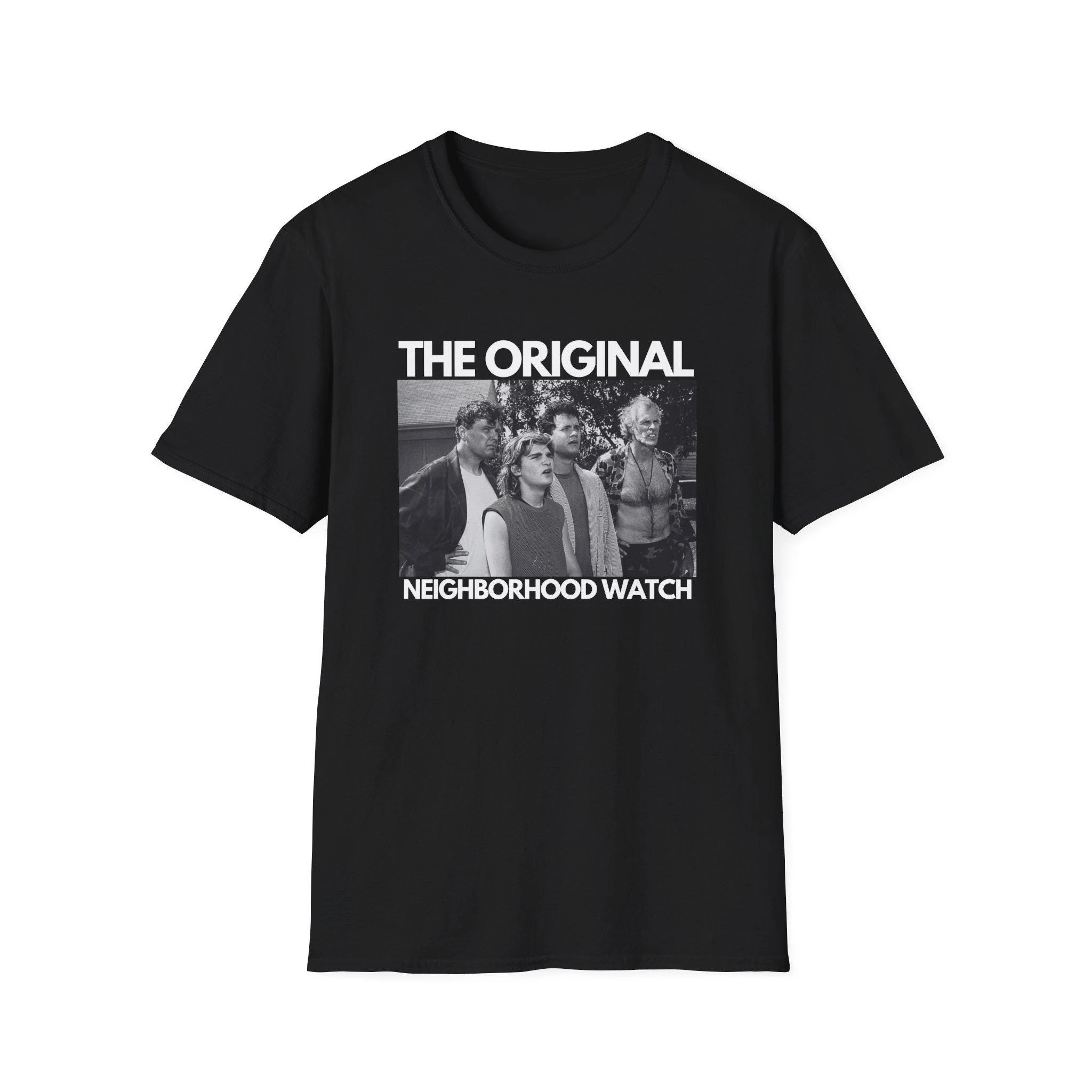 Camiseta unisex Softstyle de The Burbs The Original Neighborhood Watch, camiseta divertida inspirada en la película de los años 80, camiseta inspirada en The Burbs