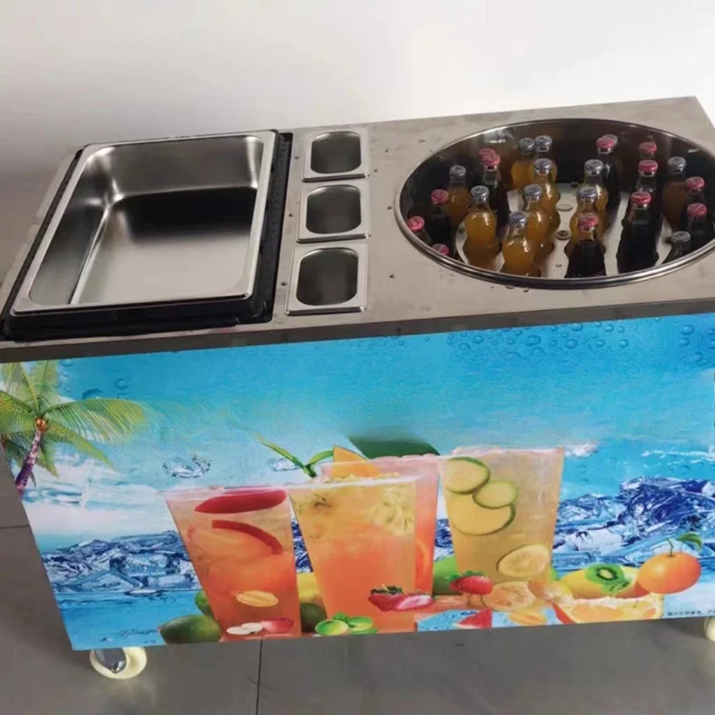 Shake Ice Machine Commercial Slushy Machine Stainless SteelSmoothie Frozen Drink Maker