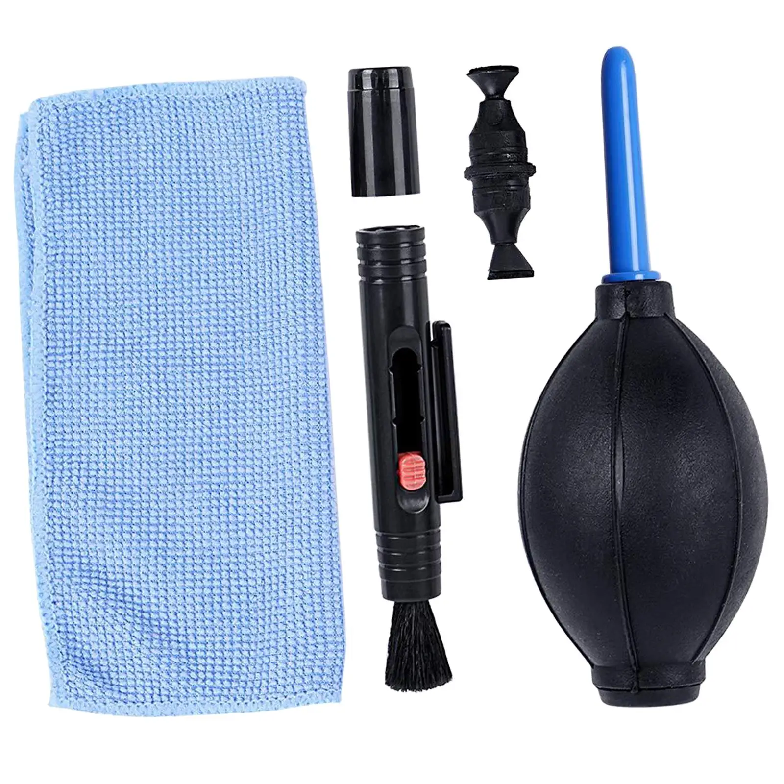 3 in 1 Camera Cleaning Kit with Dust Blower/Cleaning Cloth/Cleaning Pen Multifunctional for LCD VCR Telescope Watch Jewelry