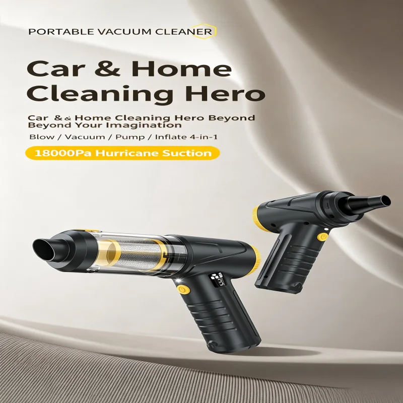 CE New Mini Blower Cordless Car Vacuum Cleaner Wireless Portable Strong Suction Cleaner HandHeld Vacuum Cleaner Cleaning Machine