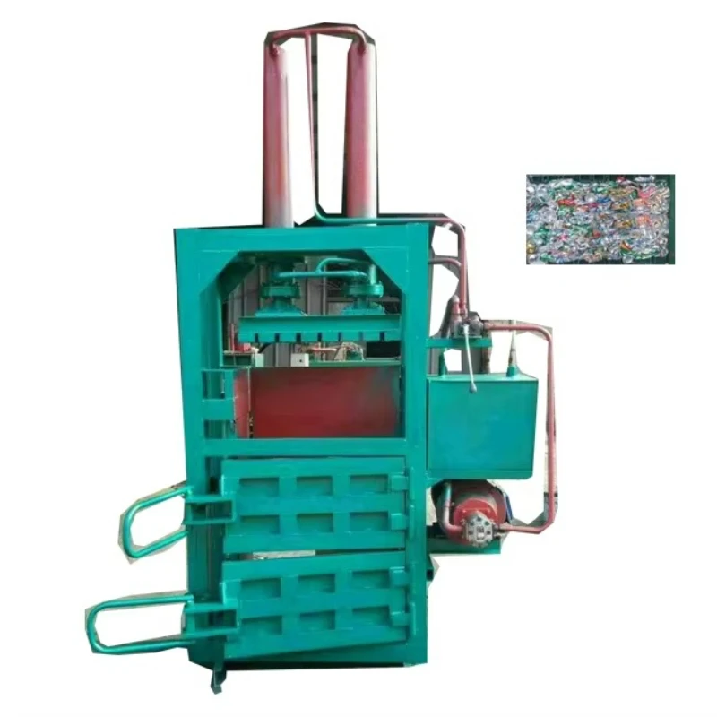 

Vertical hydraulic compactor carton baler hydraulic used garment baler