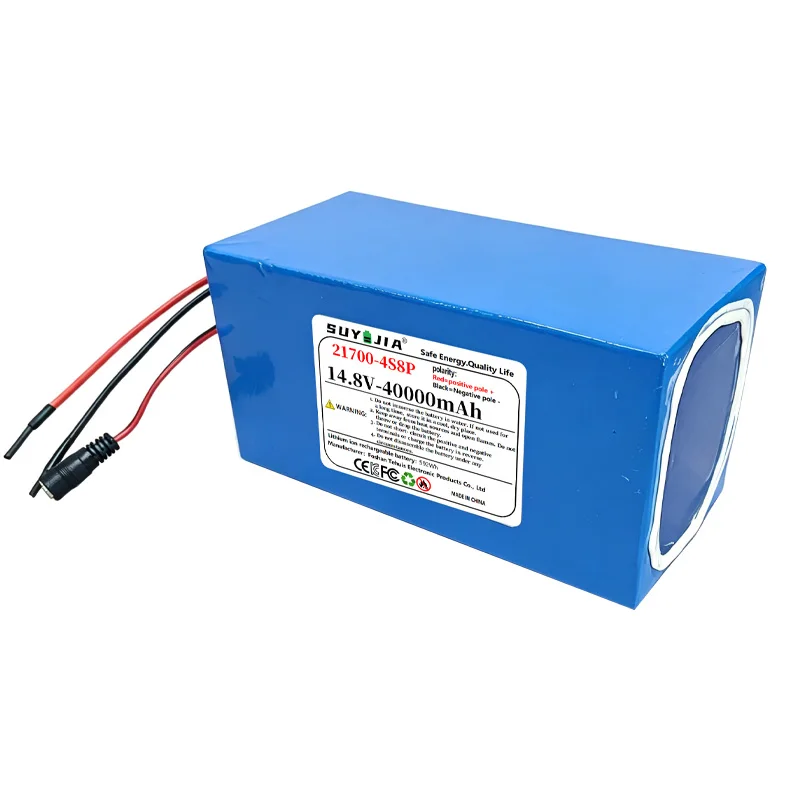 21700 4S8P 14.8V 40000mAh Li-ion Battery Pack 500W High Power for Electric Vehicle Electric Wheelchair Outdoor Power Supply