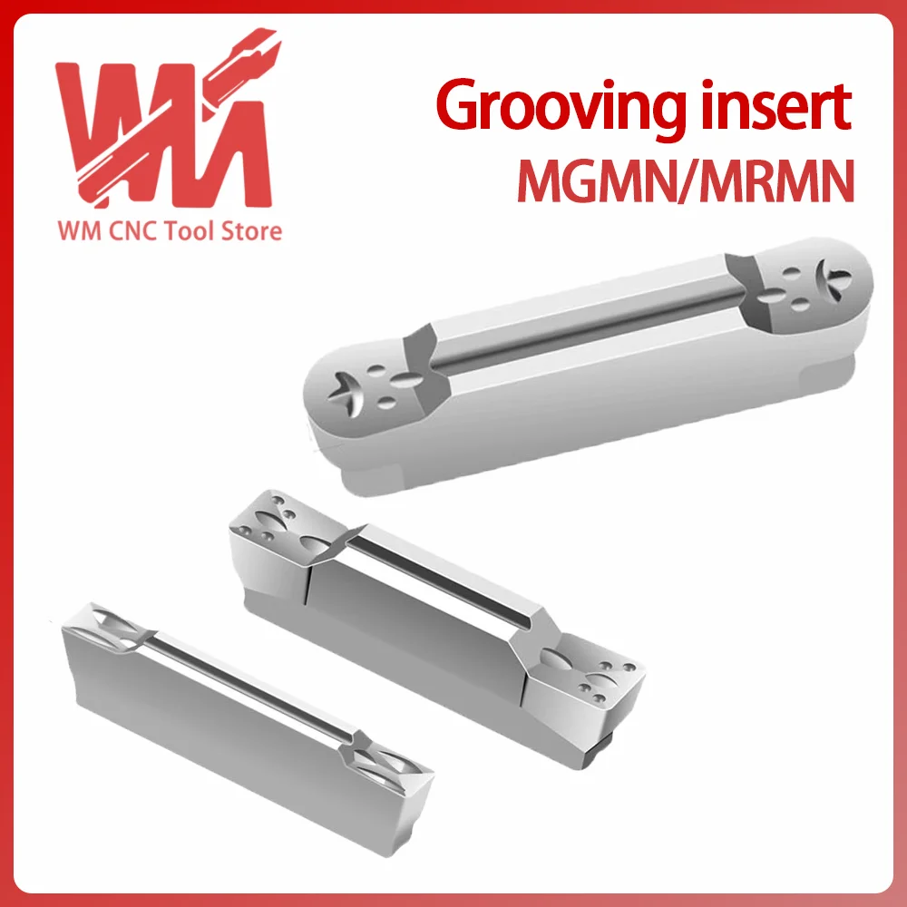 

MGMN/MRMN grooving inserts for slotting circular arc groove steel and stainless steel machining with CNC inserts
