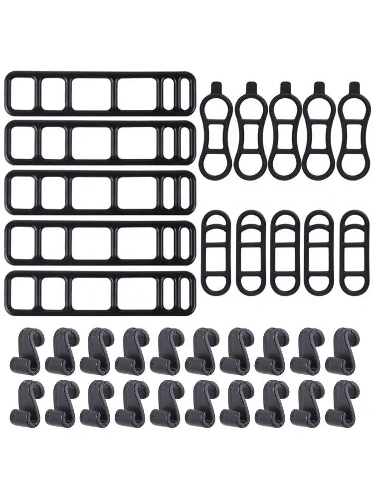 AliExpress 35pcs/40pcs Bike Light Silicone Straps Flashlight Mount Band Rubber Straps Sets Bicycle Headlight Straps Cycling Accessories