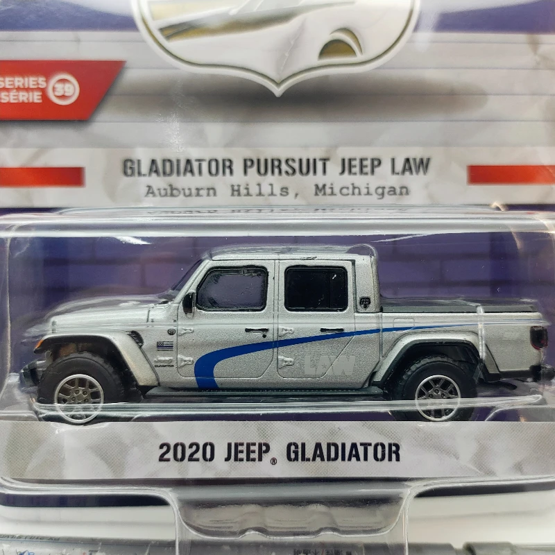 

GreenLight 1:64 2020, коллекция джипов-гладиаторов, игрушка в подарок, модель, настенная подвеска