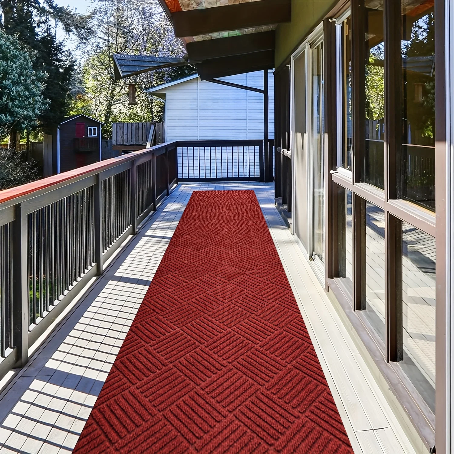 

Kitchen Mat Aisle Runners Commercial Runner Mat, Thickness 9mm/0.35inches Eavy Duty Hallway Mat Runner Outdoor Runner Rugs with Non-Slip TPR Backing Large Commercial Floor Mat for Hotel Hallway Entrance Home Offic