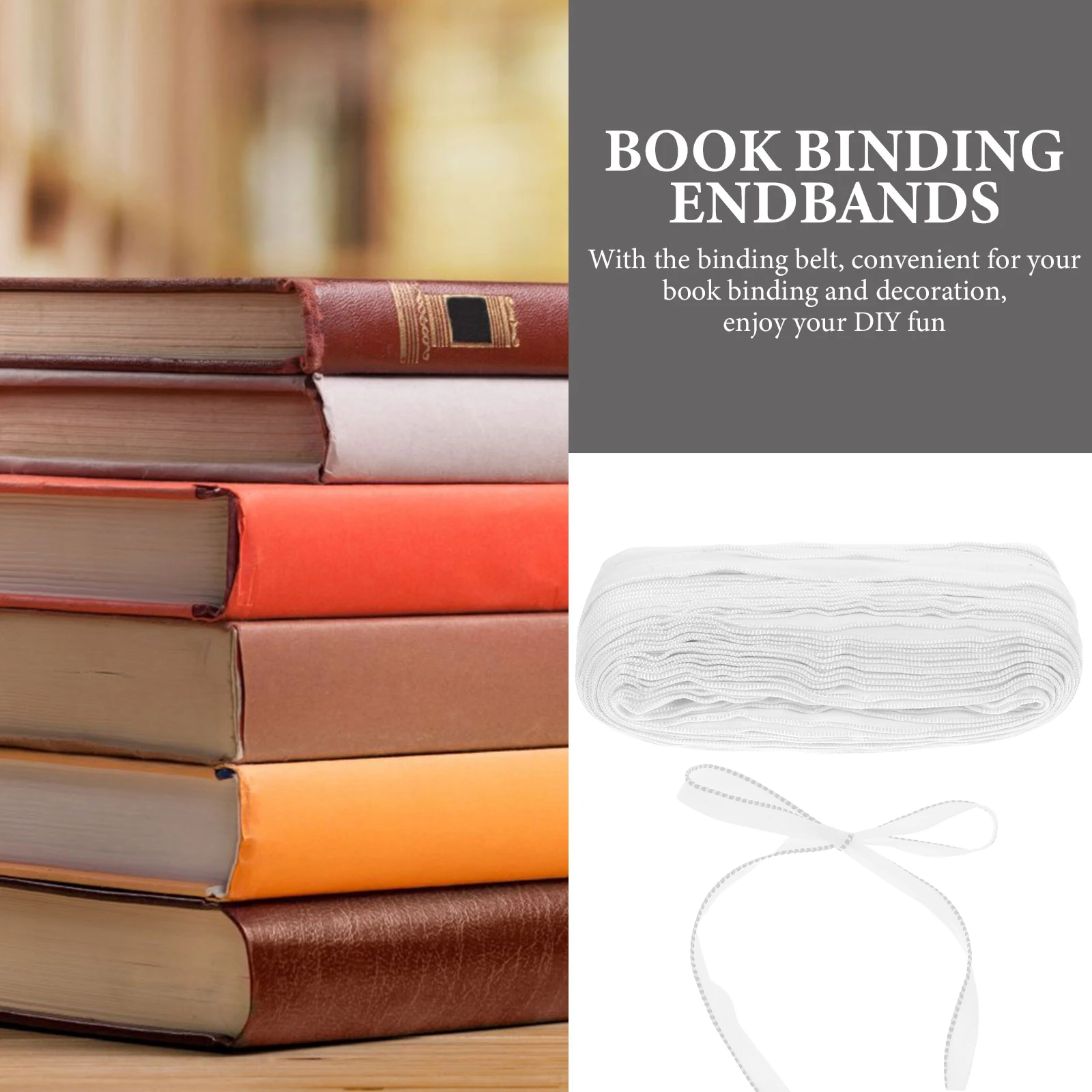 

Diy Book Binding Belts For Hardcover Bookbinding Supplies Album Decor Headbands Lightweight Binding Straps For