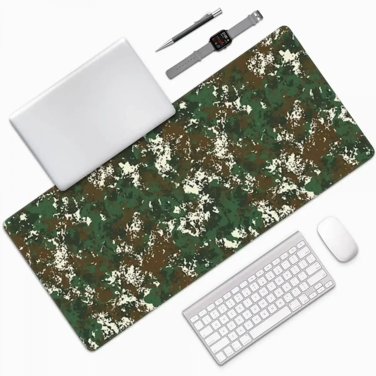 

Flecktarn Camouflage Large Mouse Pad Computer Keyboard Mouse Mat Gamer PC Laptop Desk Mat Office Accessories Table Mats