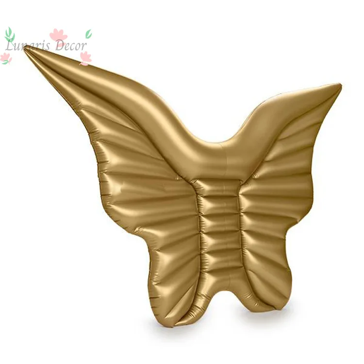 Inflatable butterfly float wing swim ring floating bed extra-large water bed Angel Wing mount view 5