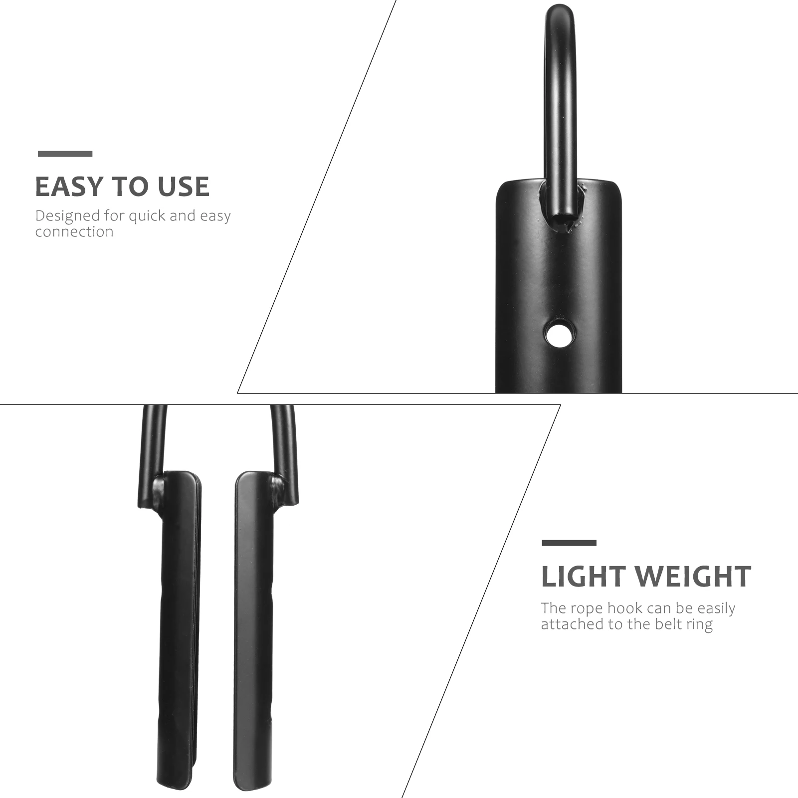 

1pc Sturdy Load-Bearing Durable Outdoor Outdoor Climbing Rope Tied Hook For Safety Belt Set Labor Protection Rope Hook