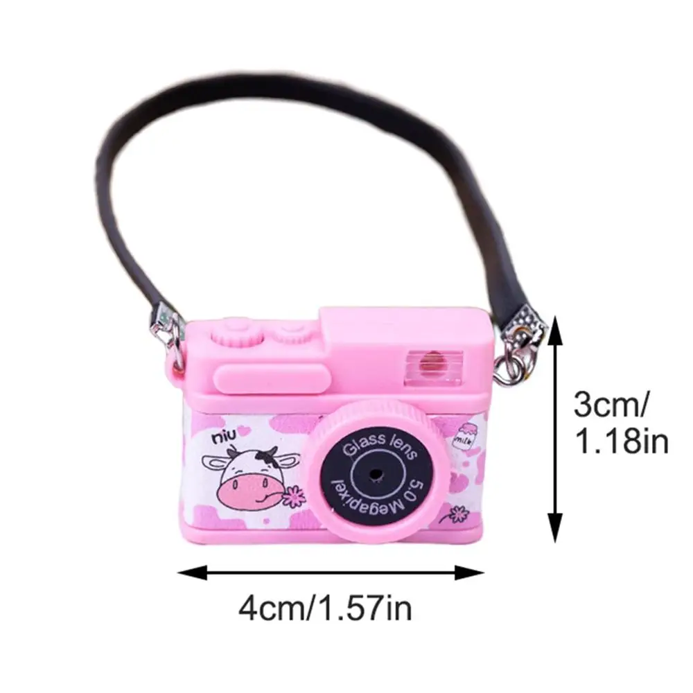 Muñecas en miniatura multicolores, accesorios para fotos, obturador y cámara Flash, juguetes para niños, accesorios para muñecas para BJD/OB11