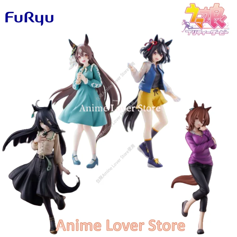 In Stock Original FuRyu Pretty Derby Trio-Try-iT Anime Figure Satono Diamond Kitasan Black Manhattan Cafe Agnes Tachyon